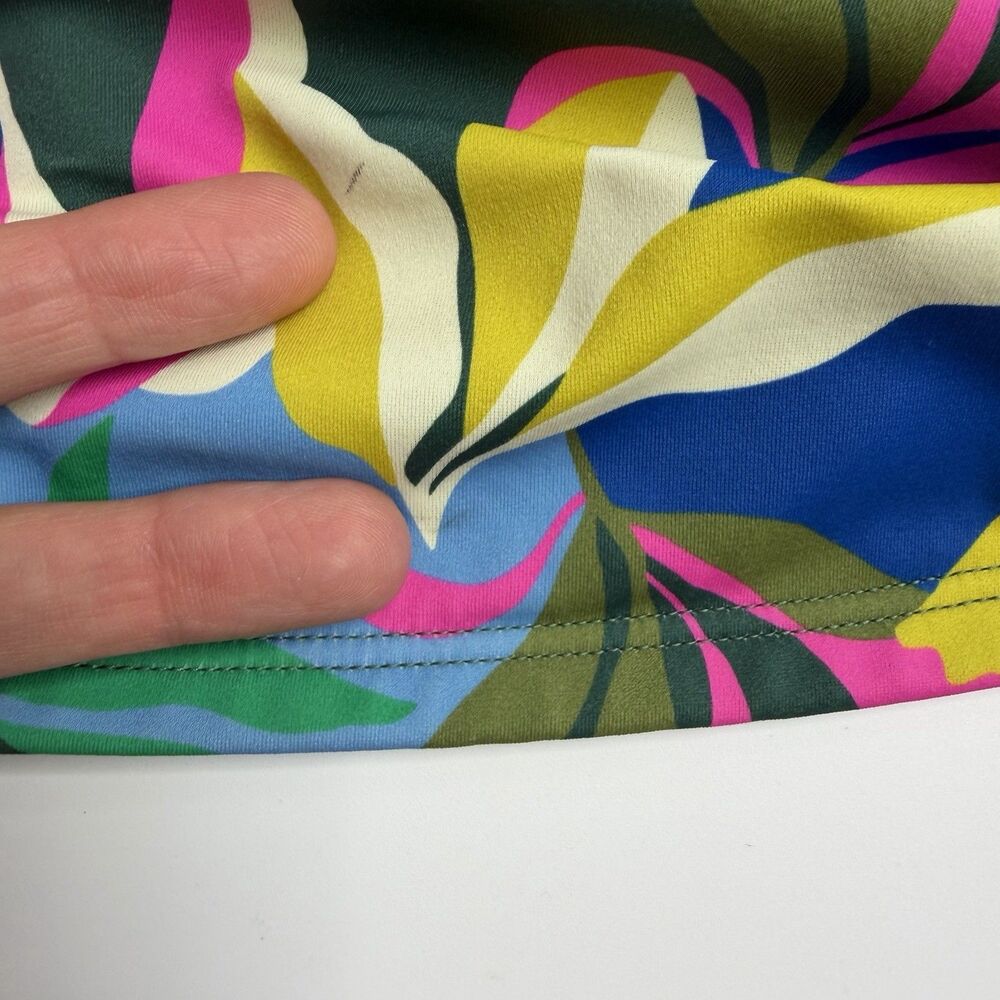 Boden Corsica Multicolor Floral Print Halter Neck Tankini Swim Top Size 10 - Picture 5 of 11